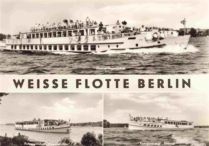 Weisse Flotte Dampfer Binnenschifffahrt Weisse Flotte Berlin