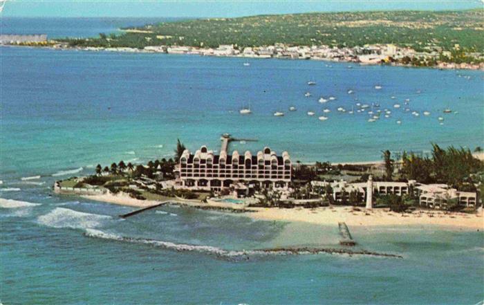 Barbados West Indies Hilton Hotel aerial view