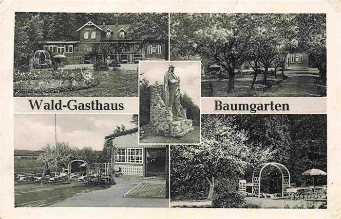 Bistensee Schleswig-Holstein Waldgasthaus Baumgarten Denkmal Garten