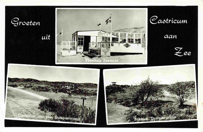 Castricum aan Zee NL Theehuis Zeezicht Duinpanorama