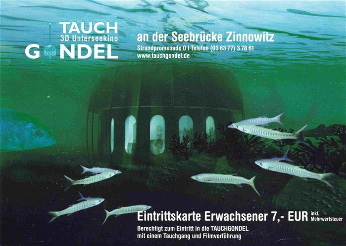 ZINNOWITZ Ostseebad Tauch-Gondel