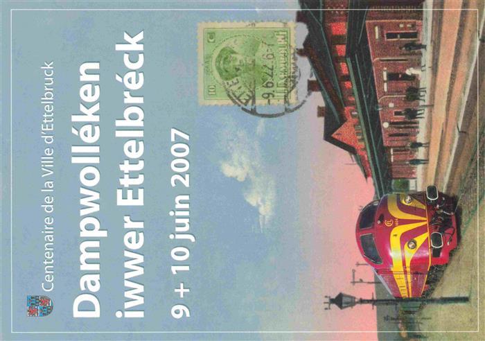 Ettelbruck Ettelbrueck Luxembourg Dampwolléken Eisenbahnfest Eisenbahn Bahnhof