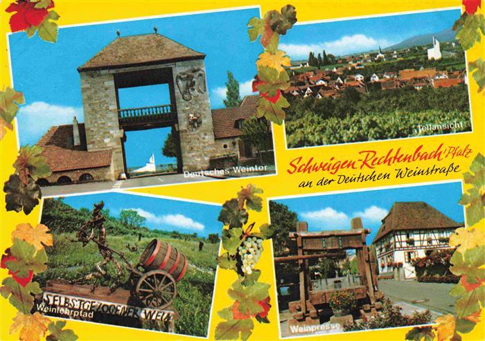 Rechtenbach Schweigen-Rechtenbach Deutsches Weintor Totalansicht Weinlehrpfad We
