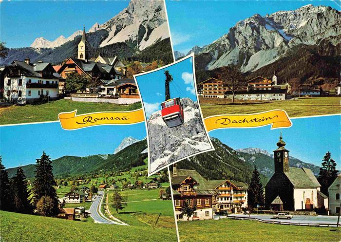 Ramsau am Dachstein Schladming Obersteiermark AT Teilansichten Ferienort Ramsau