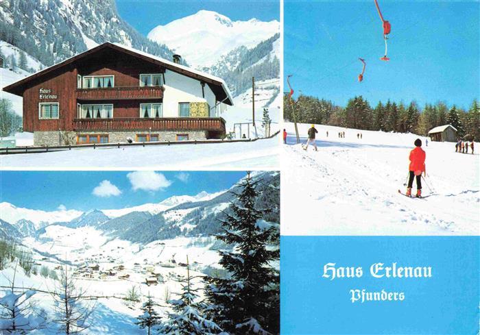 Pfunders Vintl Gaestehaus Haus Erlenau Panorama Pustertal Skipiste