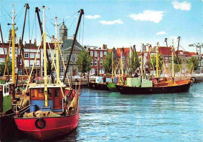 Vlissingen Zeeland NL Vissershaven Fischerhafen Fischkutter