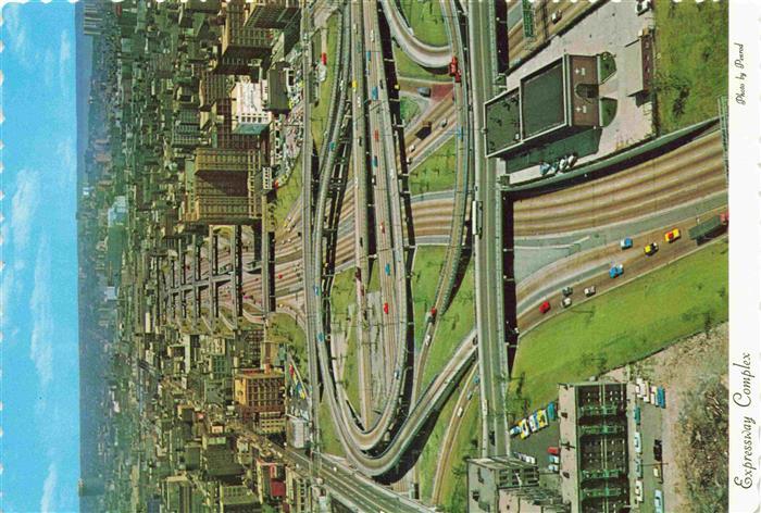 CHICAGO  Illinois USA Eisenhower Expressway aerial view
