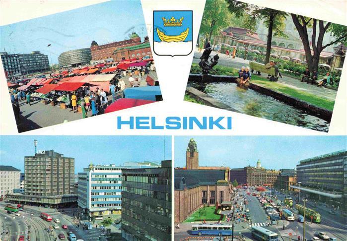 Helsinki Suomi Markt Motive Stadtzentrum Park Restaurant
