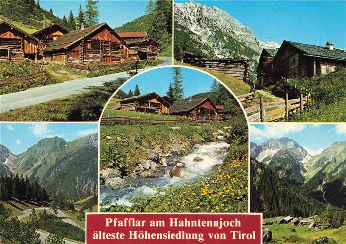 Pfafflar Hahntennjoch aelteste Hoehensiedlung von Tirol Bergbach