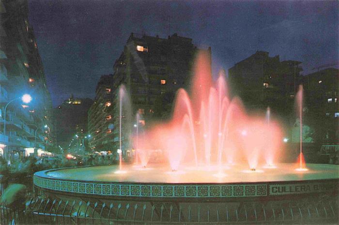Cullera Valenciana ES Fuente luminosa Brunnen
