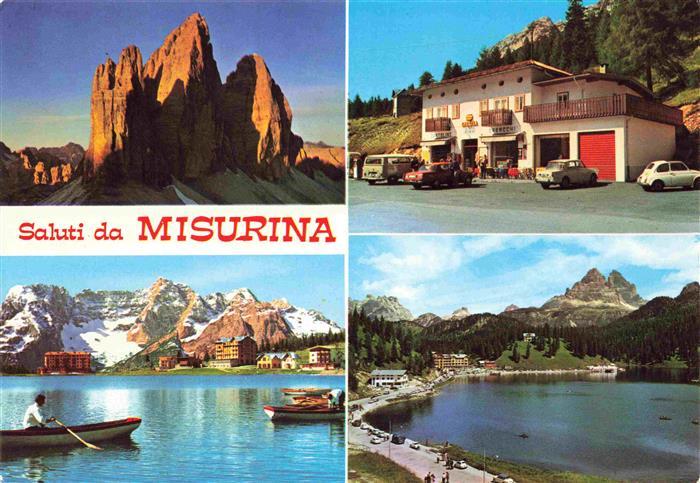 Misurina Veneto IT Drei Zinnen Dolomiten Berghotel Bergsee