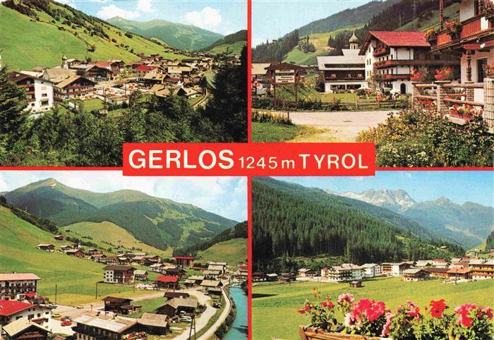 Gerlos Zillertal AT Teilansichten Alpenblick