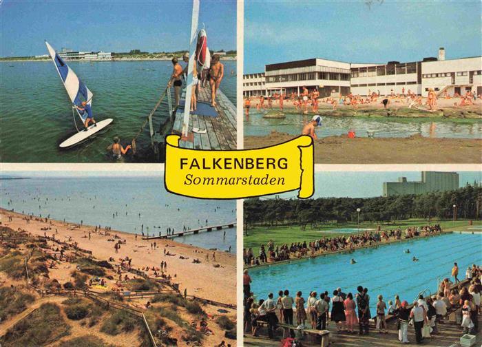 Falkenberg Sweden Strand Badesteig Freibad Hotel Restaurant