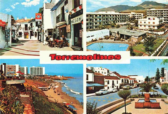 Torremolinos ES Teilansichten Strand Hotel Swimming Pool