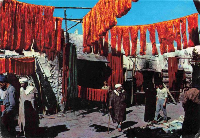 Tetuan Tetouan Maroc Barrio de Artesanos tintoreros