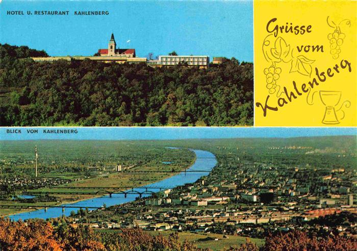 Kahlenberg  Wien AT Hotel Restaurant Kahlenberg Panorama Blick ins Tal