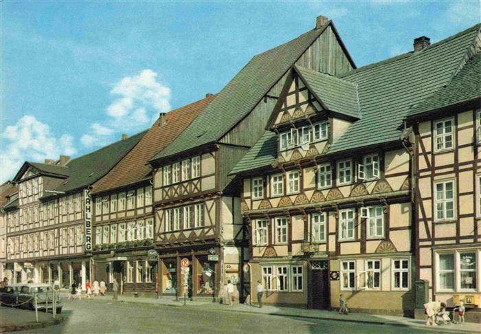 Uslar Solling Langestrasse Fachwerkhaeuser