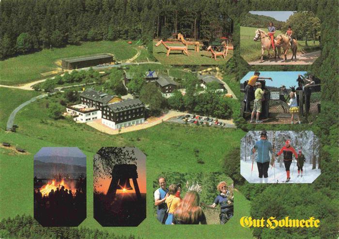 Ihmert Hemer Gut Holmecke Luftaufnahme Reiten Wandern Skilanglauf Lagerfeuer Abe