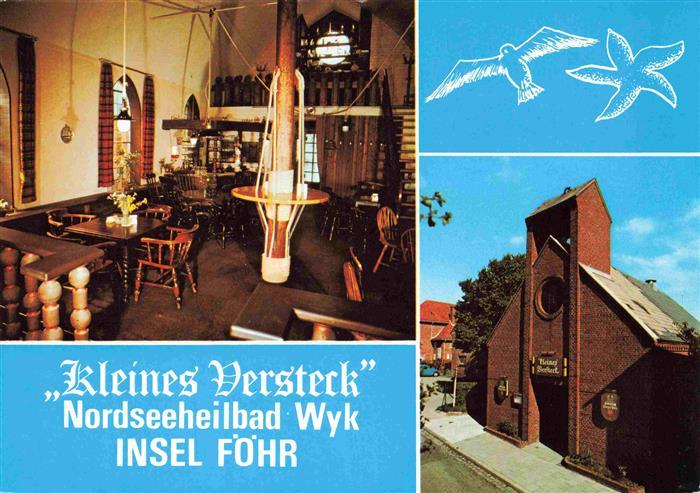 WYK FoeHR Nordfriesland Restaurant Gaststaette Kleines Versteck