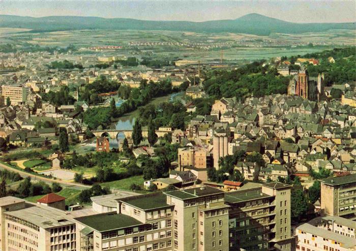 Lahn Wetzlar Stadtpanorama