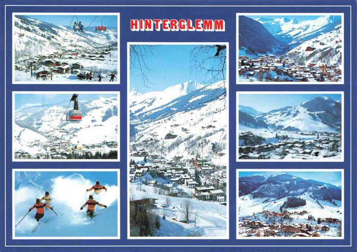 Hinterglemm Saalbach Pinzgau Pongau AT Panorama Skiparadies Alpen