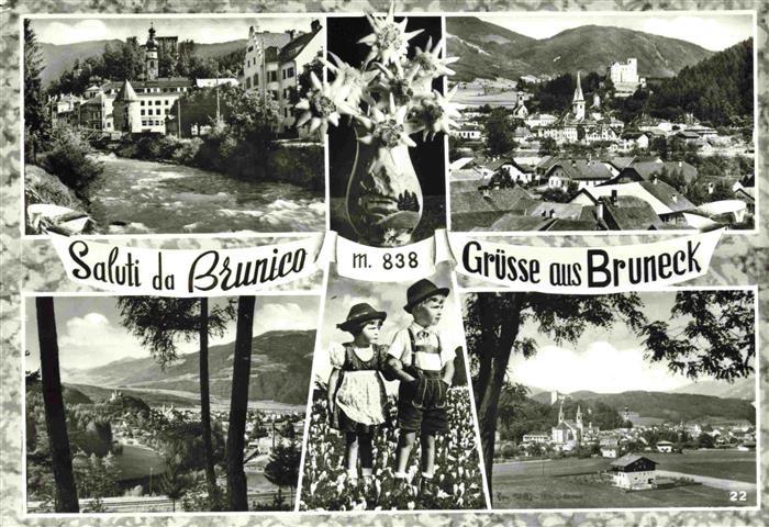 Bruneck Panorama Kindertrachten Edelweiss
