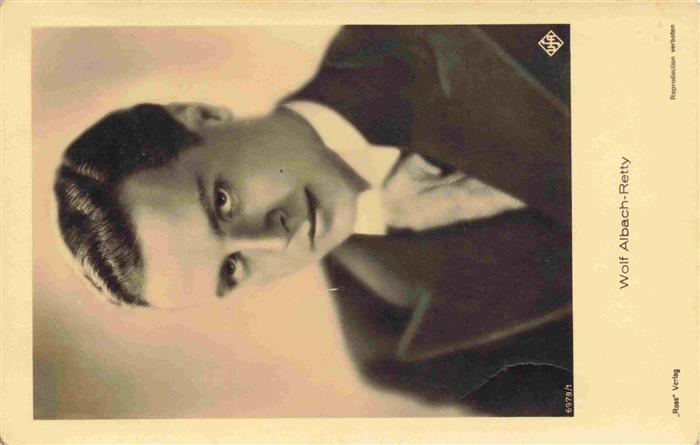 Foto Ufa-Film Nr. 6979/1 Wolf Albach Retty