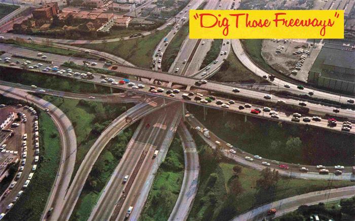 Autobahn Autostrada Autoroute Highway Freeway Interchange Los Angeles