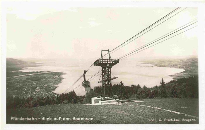 Seilbahn Cable-Car Telepherique Pfaenderbahn Bodensee Bregenz