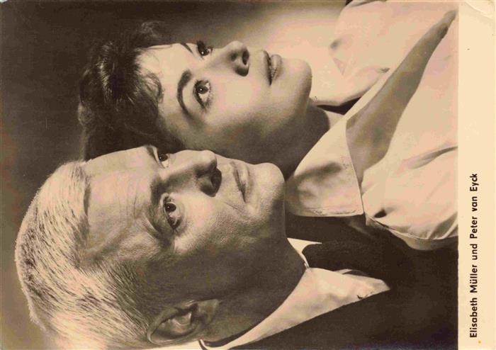 Foto Progress Starfoto Nr. 1534 Elisabeth Mueller Peter van Eyck Film Berlin