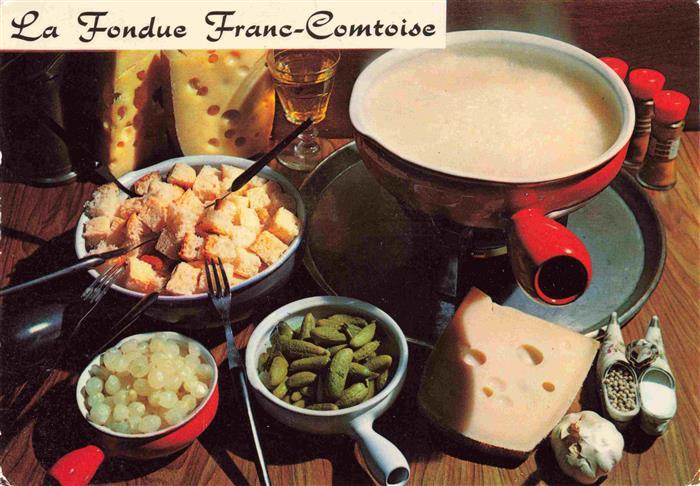 Rezept Recette-- Fondue Franc Comtoise