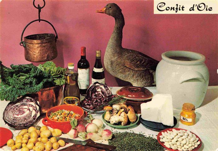 Rezept Recette-- Confit d'Oie Ente