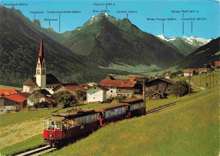 Eisenbahn Railway Chemin de Fer Telfes im Stubai Tirol