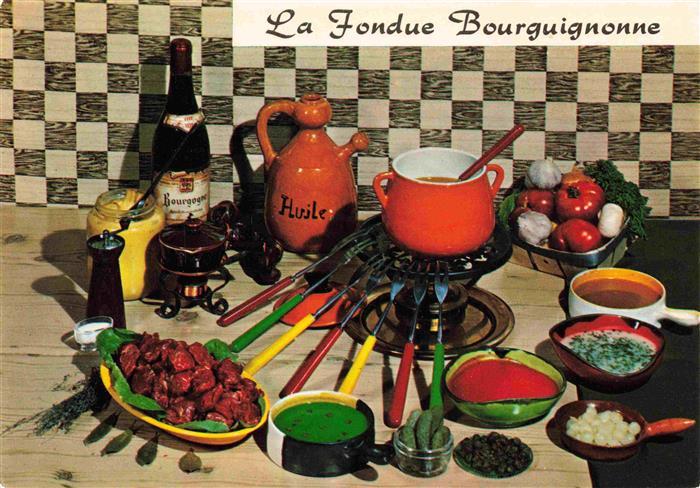 Rezept Recette-- la Fondue Bourguignonne