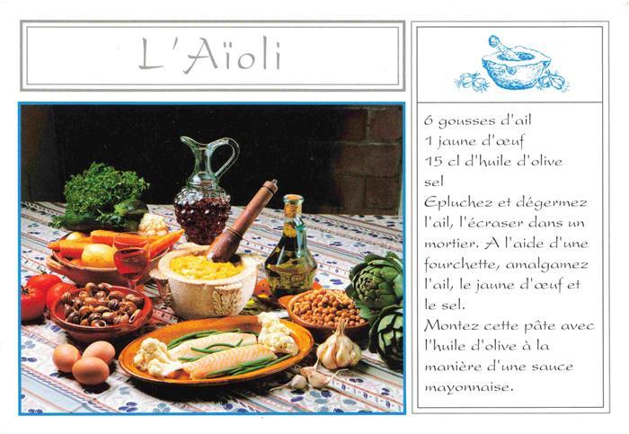 Rezept Recette-- L'Aioli