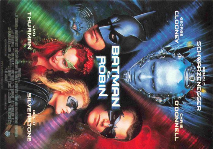 Kino Film Cinema Cine Batman Robin Thurman Silverstone