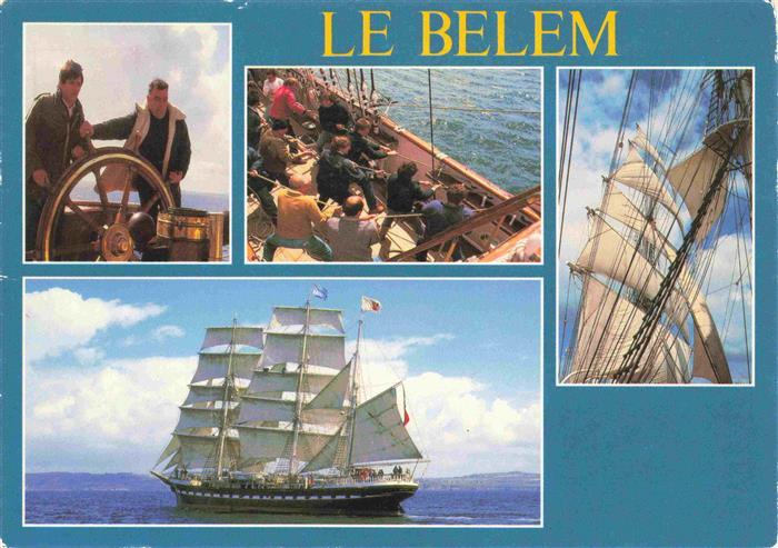 Segelboote Segelschiffe Sailing Voile Vela-- le Belem Nantes