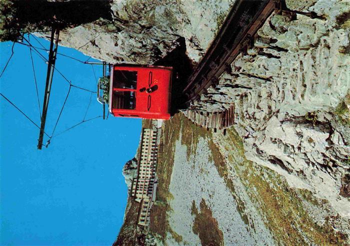 Zahnradbahn Standseilbahn Furniculaire Rack Railway-- Pilatus Kulm Schweiz