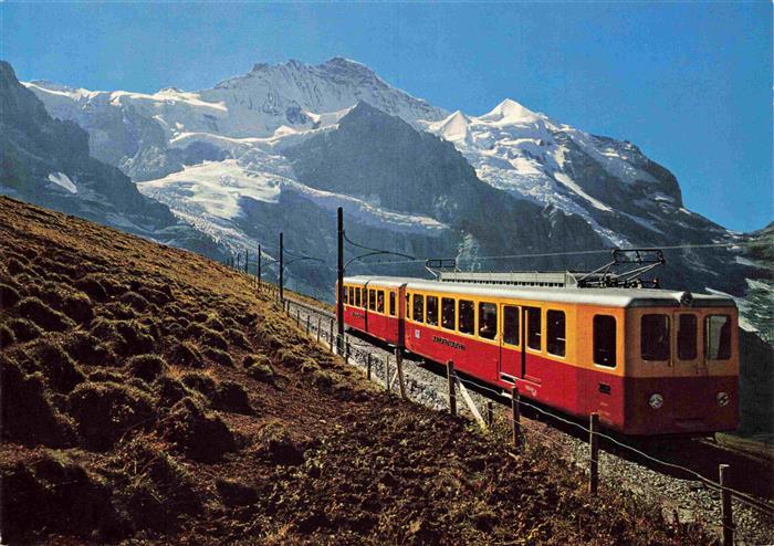 Eisenbahn Railway Chemin de Fer Scheidegg Jungfrau