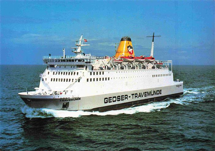 Schiffe Ships Navires Gedser Travemuende Routen Passagiere