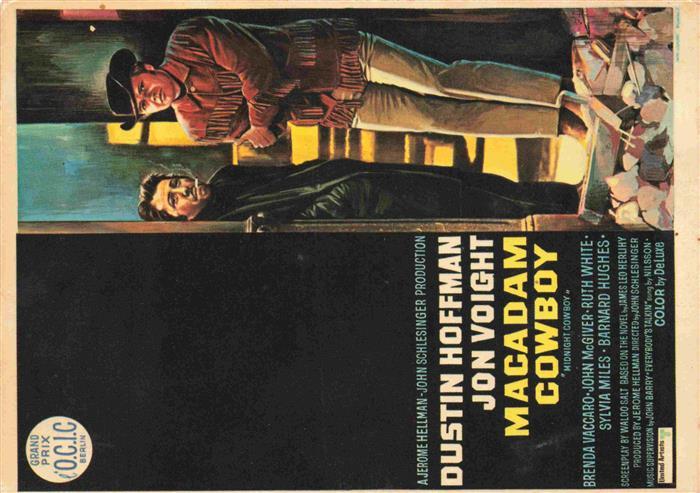 Kino Film Cinema Cine Macadam Cowboy Dustin Hoffman Jon Voight