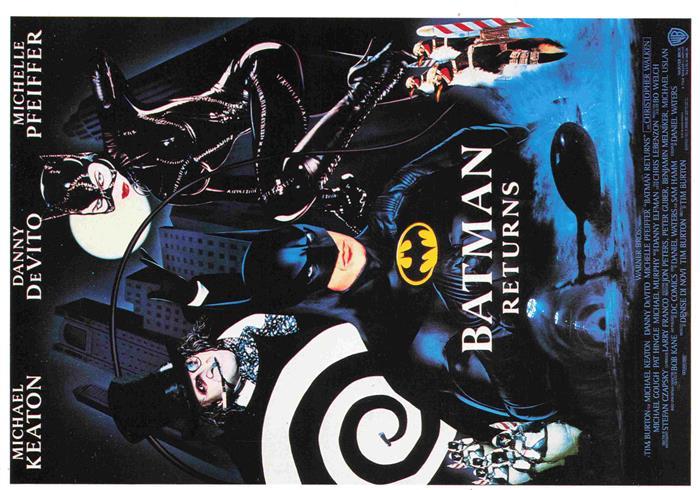 Kino Film Cinema Cine Batman Returns De Vito Pfeiffer Keaton