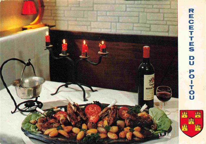 Rezept Recette-- la Fricassee de Poulet a la Poitevine