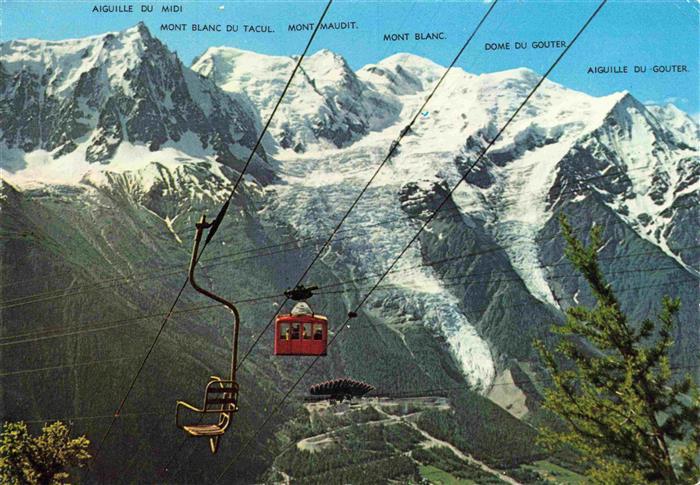 Sessellift Chairlift Telesiege Chamonix Mont Blanc