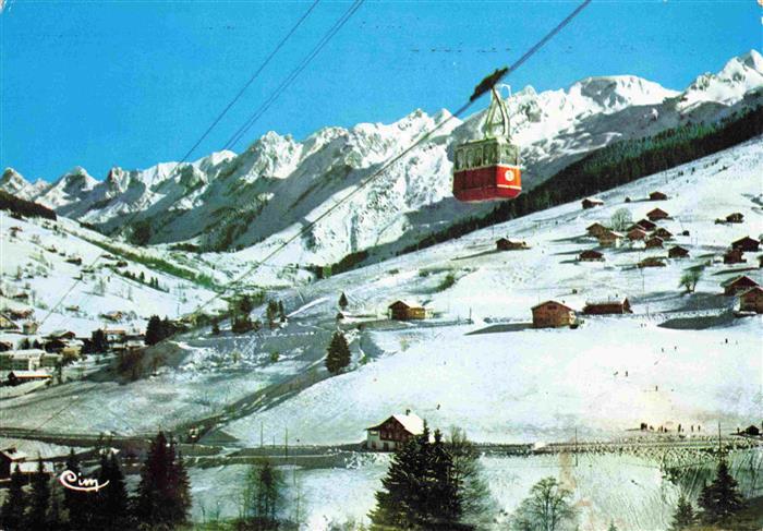 Seilbahn Cable-Car Telepherique la Glusaz Hte Savoie