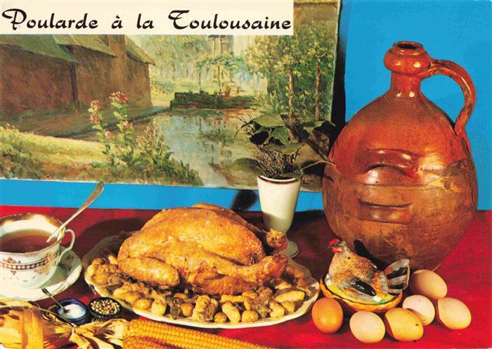 Rezept Recette-- Poularde a la Toulousaine