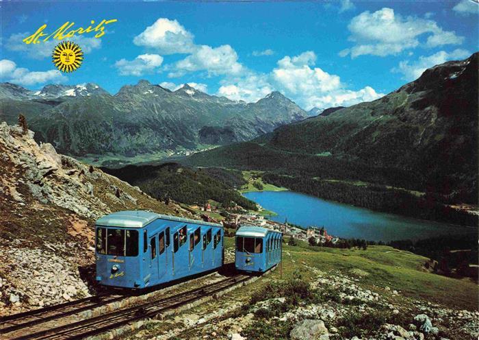 Eisenbahn Railway Chemin de Fer Ferrovia-- St Moritz Corfigliabahn