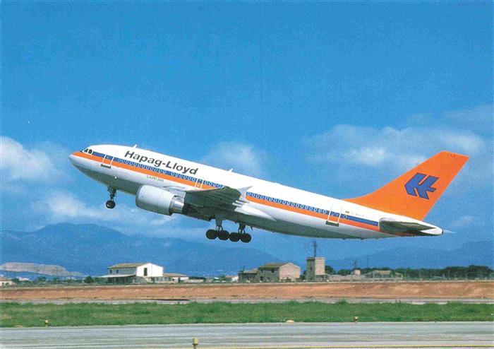 Flugzeuge Zivil Airbus A 310 Hapag Lioyd