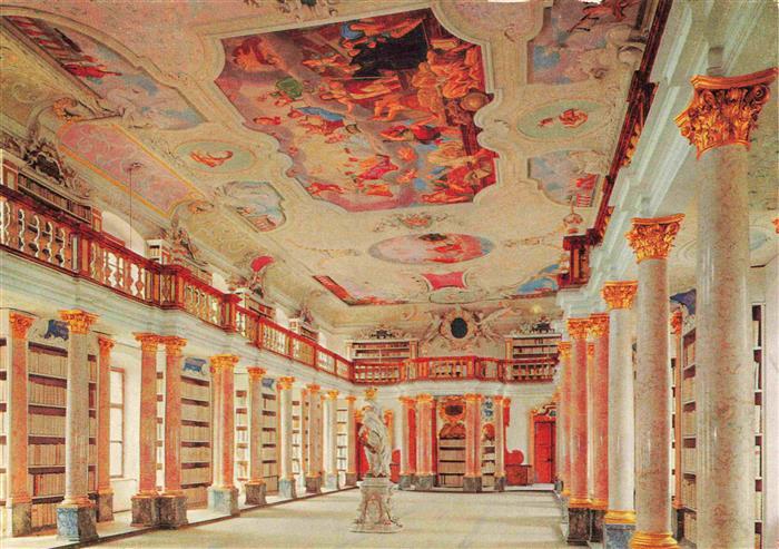 Bibliothek Library Benediktinerabtei Ottobeuren