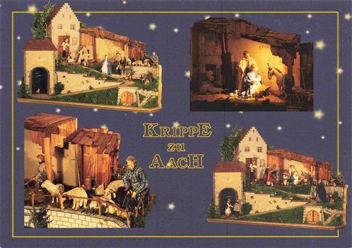 Krippe Weihnachtskrippe Crib Copier St Nikolaus Aach Stadtberg